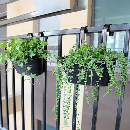 Hanging Planters for Indoor Outdoor Double Hook Wall Bracket Flower Pots Metal