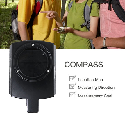 Multi-Function High Precision Compass Sturdy Shockproof for Hiking Camping Travel
