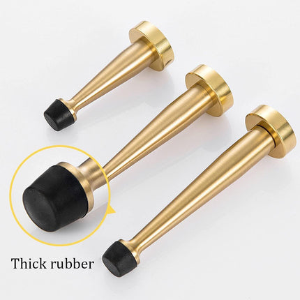 6 Colours Copper Door Stopper Top Cylinder Anti Collision Device for Home Office