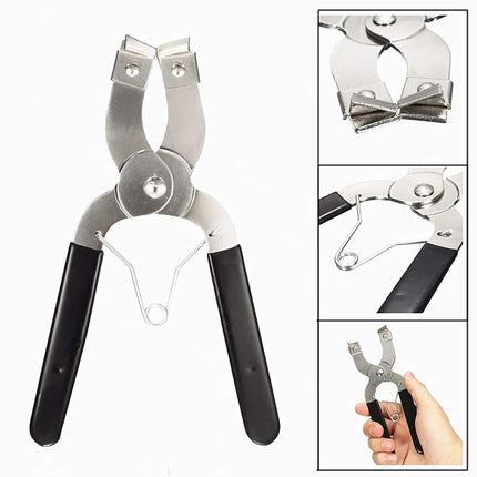 Car Piston Ring Compressor and Pliers Tool Set Engine Repair 4 inch 6 inch
