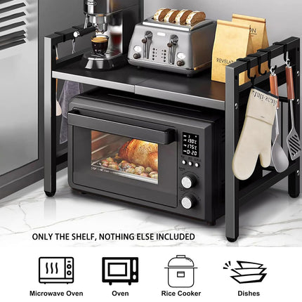 Retractable Home Double Layer Oven Rack Heat Resistant Durable Space Saving