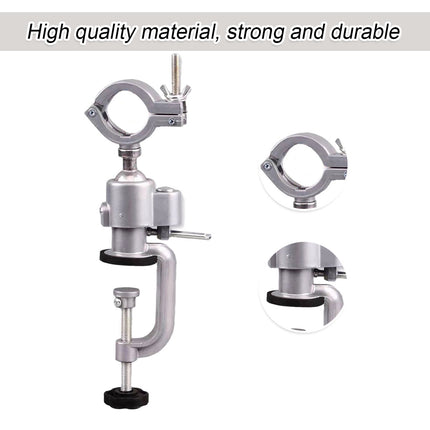 Rotary Bench Vice Mini Drill Clamp Universal Holder Workshop Bracket