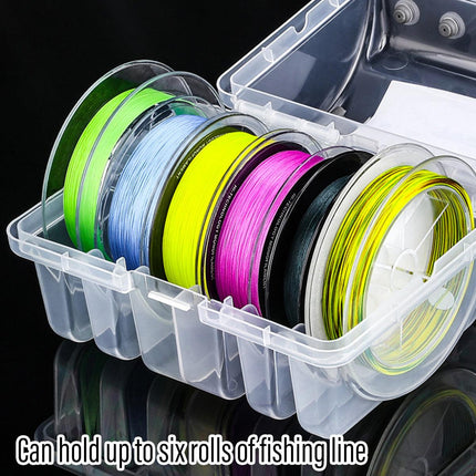 Multifunctional Fishing Line Organizer Storage Box Tackle Management Holder