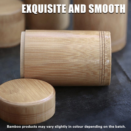 Bamboo Storage Canister with Sealed Lid 75g 100g 125g Tea Loose Leaf Jar