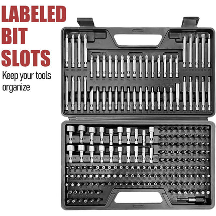 208PCS Precision Screwdriver Set Home Repair Tool Kit with Portable Storage Box