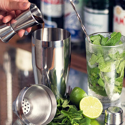 3PCS Stainless SteelCocktail Shaker Set for Bar Tool Kit for Home Bartender