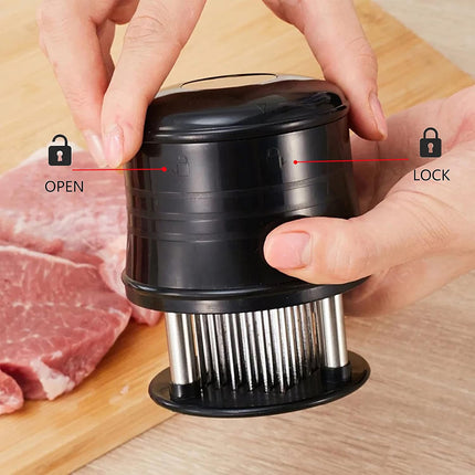 56Pin Stainless Steel Meat Tenderizer Needle Sharp for Beef Pork Chicken Cooking