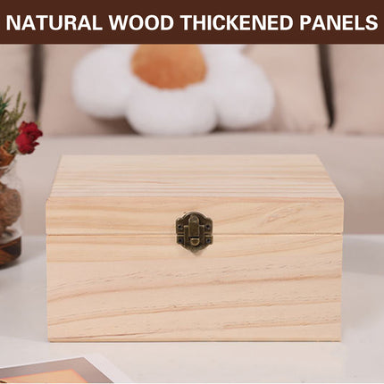 Large Capacity Solid Wood 15-Slot Essential Oil Storage Box Dustproof Durable