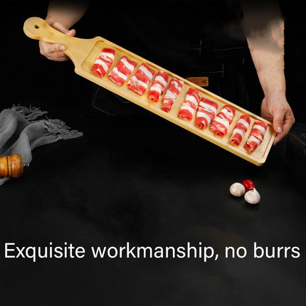 Long Wooden Tray Plate Side Dish Serving Plate Wooden Dishes Plate Kitchen Decor