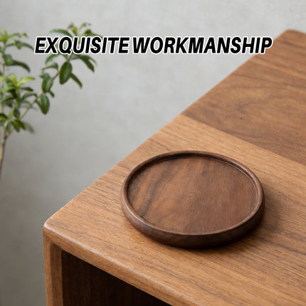 4Pcs Wooden Creative Heat Resistant Coaster Set Table Mat For Coffee Tea Desk