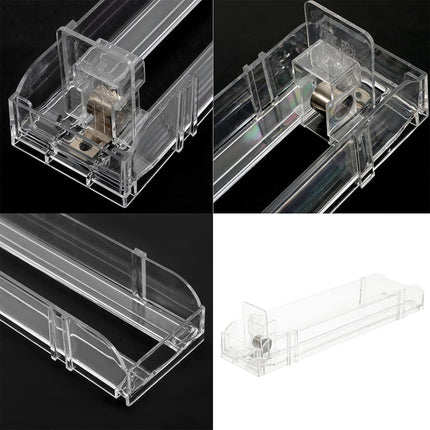 4pcs Supermarket Cigarette Pusher Acrylic Display Stand with Buckle Connector