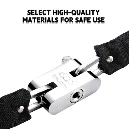 Heavy Duty Combination Padlock Chain High Security Anti Theft Lock For Gate Bike
