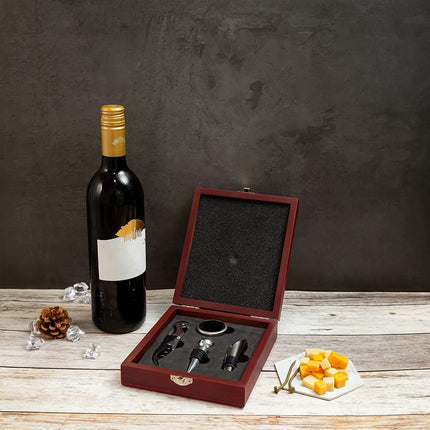 4PCS Wine Opener Set Stainless Steel Durable for Home Bar Wine Lovers Gifts