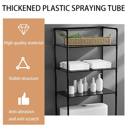 Bathroom Rack Over Toilet Washing Machine Shelf Storage Organizer Stand Unit