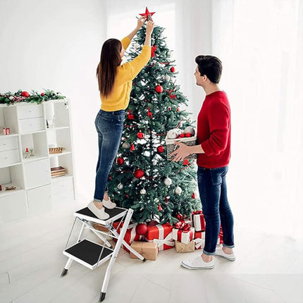 Folding Ladder Stool Multi Functional Household Climbing Step Stool For Home Use