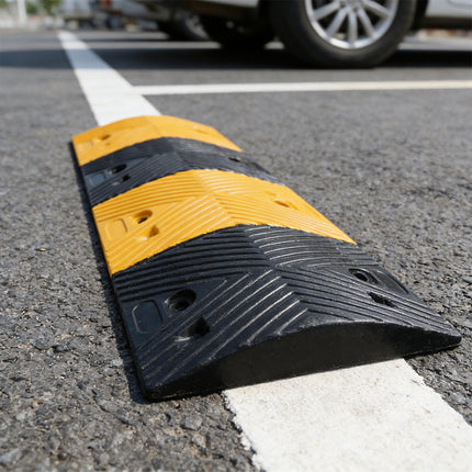 Rubber Speed Bump Car Parking Speed Bumper Heavy Duty Wear-Resistance Durable