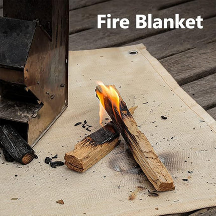 Outdoor Camping Fireproof Cloth Flame Retardant High Temp Fiberglass Mat