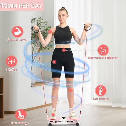 Fitness Twist Machine Non Slip for Core Strength Training Weight Loss Home Gym