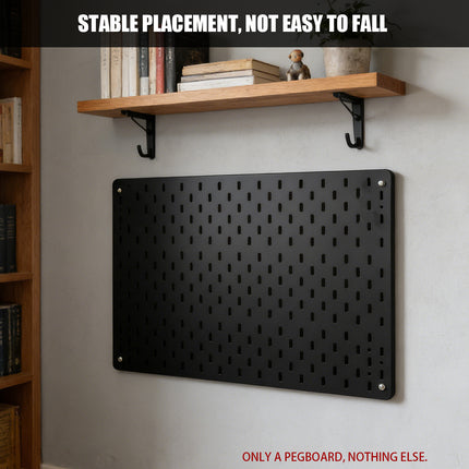 Acrylic Pegboard Shelf Wall Mounted Storage Display Rack Home Office Daily Use