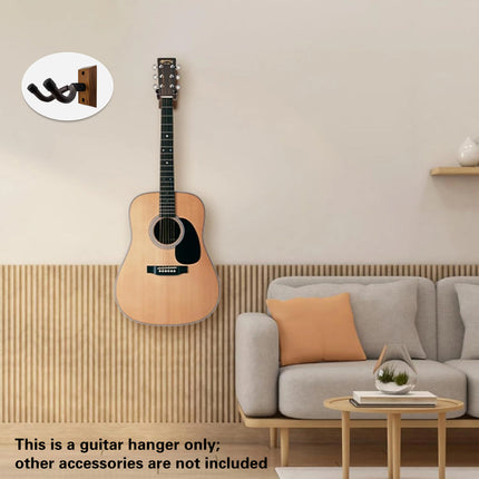 2PCS Guitar Wall Hanger Hook Holder Stand for Bass Ukulele Instrument Storage