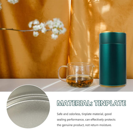 4PCS Airtight Coffee Bean Tea Storage Tin Set 4 Colour for Kitchen Pantry Use
