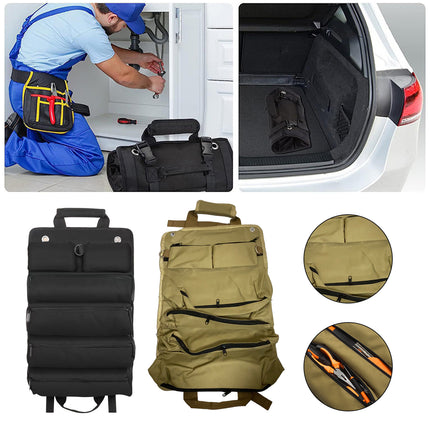 Portable Car Hardware Tool Kit Durable Oxford Bag for Vehicle Emergency Repair