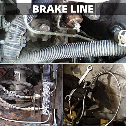 Steel Zinc Brake Line Tubing Kit for Car Truck Brake Systems Easy Installation