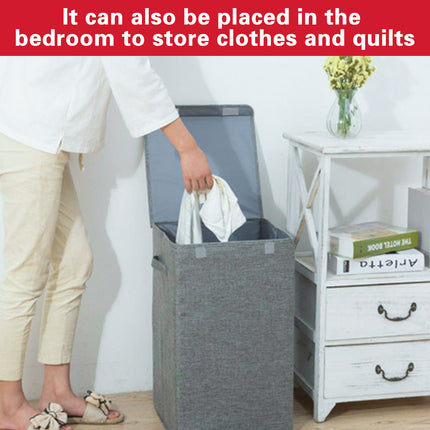 Foldable Laundry Basket Large Cloth Organizer Dirty Clothes Hamper Storage Bin
