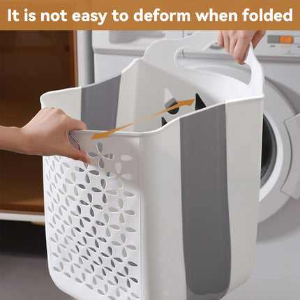 Wall Mounted Foldable Laundry Basket for Bedroom Laundry Room Space Saving