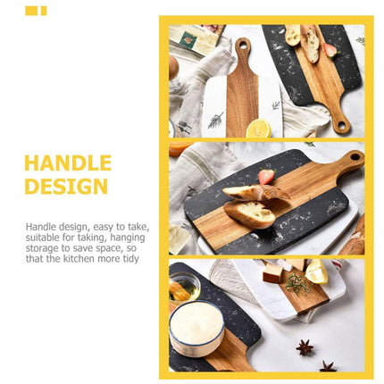 Wood Marble Splice Kitchen Cutting Board for Kitchen Meat Vegetable Fruit Cut