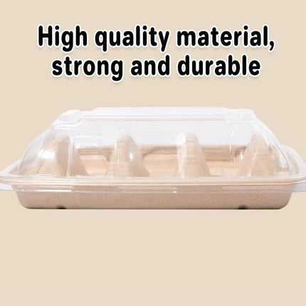 50PCS Taco Box Disposable Paper Tray Food Serving Holder Takeout Party Catering