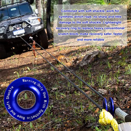 Tow Hook Ring Universal Steel Car Towing Rope Hook Front Rear Bumper Tow Kit