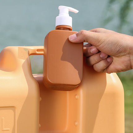 30L Camping Water Storage Tank with Soap Dispenser Leak Proof Easy to Carry