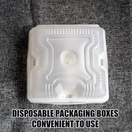 100PCS Disposable Food-Container 4/6 Grids Easy to Stack for Takeaway Box Meal