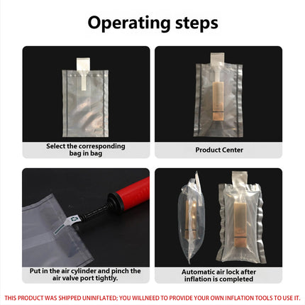 100PCS Lipstick Inflatable Bag Protective Packaging Clear Shockproof