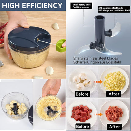 Garlic Press Chopper Slicer Hand Presser Grinder Crusher Home Kitchen Tools Use
