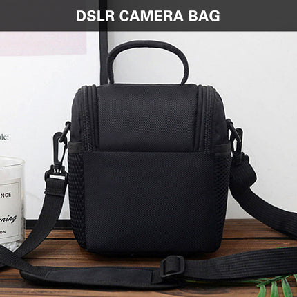 Shoulder Camera Bag Durable with Multi-Compartment for DSLR SLR Use 14x12x17cm