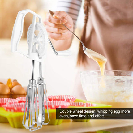 Stainless Steel Hand Mixer Whisk Baking Tool Household Flour Beater for Kitchen