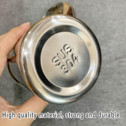Stainless Steel Dusting Canister with Lid and Handle Kitchen Storage Container