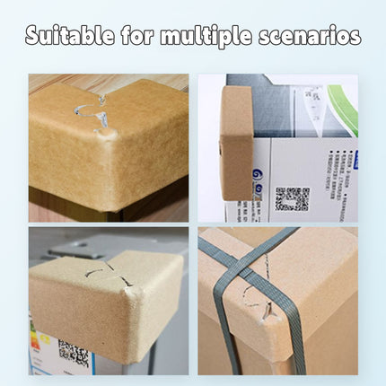 100pcs Kraft Paper Cardboard Corner Protector 90 Degree Angle Guard for Packing