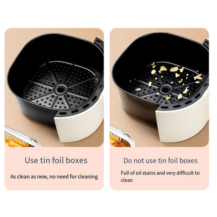 20pcs Aluminium Foil Tray Container BBQ Oven Baking Roasting Tray Takeaway