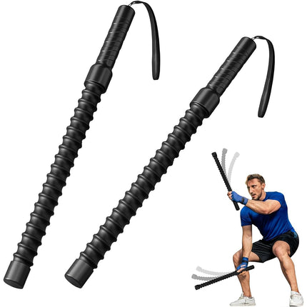 2PCS Fitness Cordless Resistance Training Rope Non Slip Handles Home Gym Workout