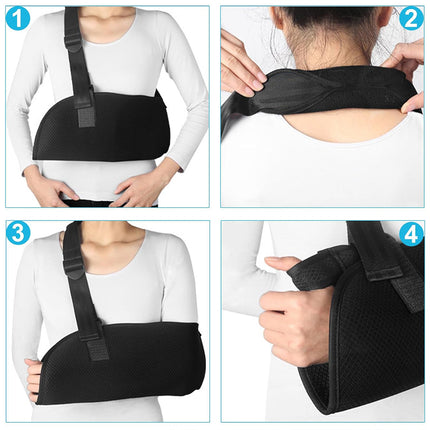 Forearm Sling Neck Wrist Support Arm Fracture Brace Breathable Comfortable