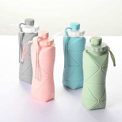 Large Capacity Outdoor Travel Portable Sports Foldable Water Bottle Durable