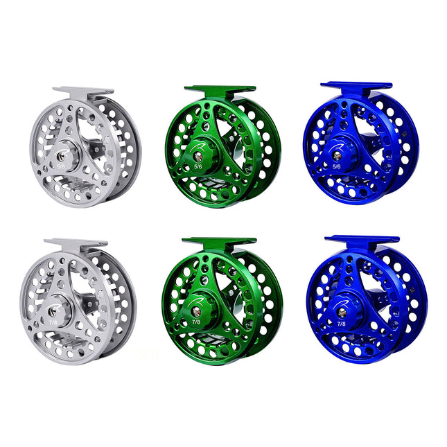 All Metal Fly Fishing Reel Ice Fishing Line Wheel Front Drag Spinning Reel