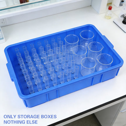 Rectangular Hardware Tool Box Large Capacity Storage Organizer for Garage Use