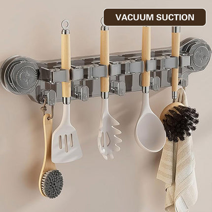 Wall-mounted Mop Fixing Rack Universal Model Strong Suction Cup Bathroom Rack