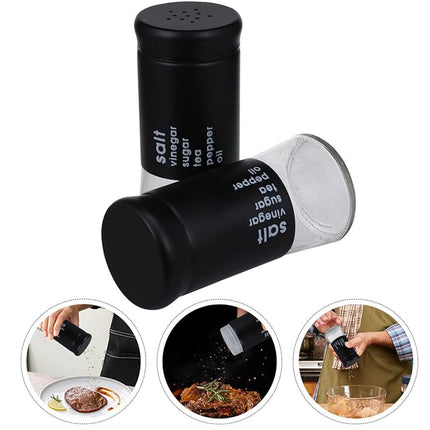 110/130ML Seasoning Bottle Rotating Spice Jar Condiment Container Kitchen Spicer