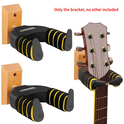 Guitar Stand Self Locking Hook Wall Mounted Hanger Guitar Hook Heavy Duty Holder