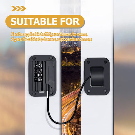 2 PCS Refrigerator Lock Fridge Cabinet Child Safety Childproof Window Door Locks